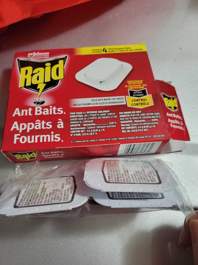 Raid Ant Baits $1 each bait