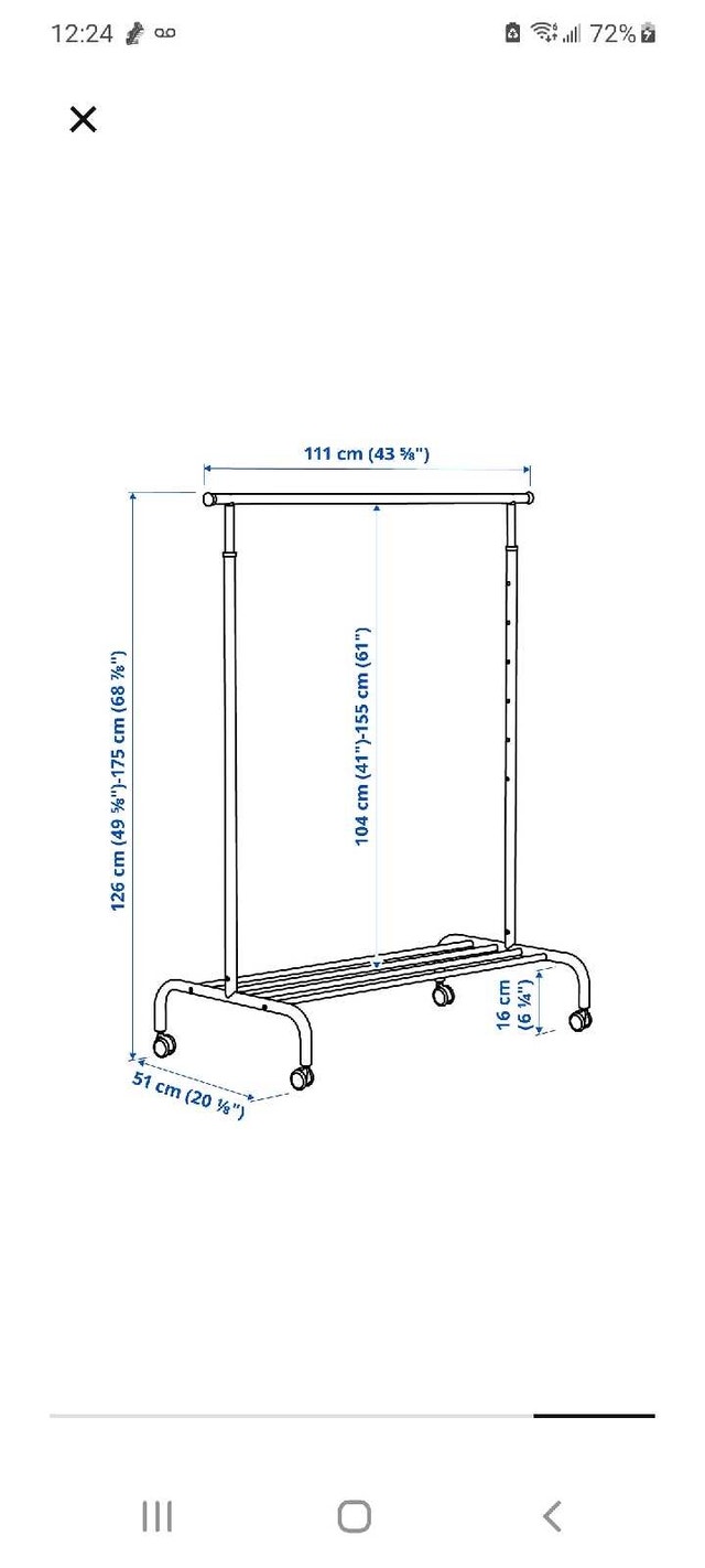 Moving sale Clothes rack - photo 2