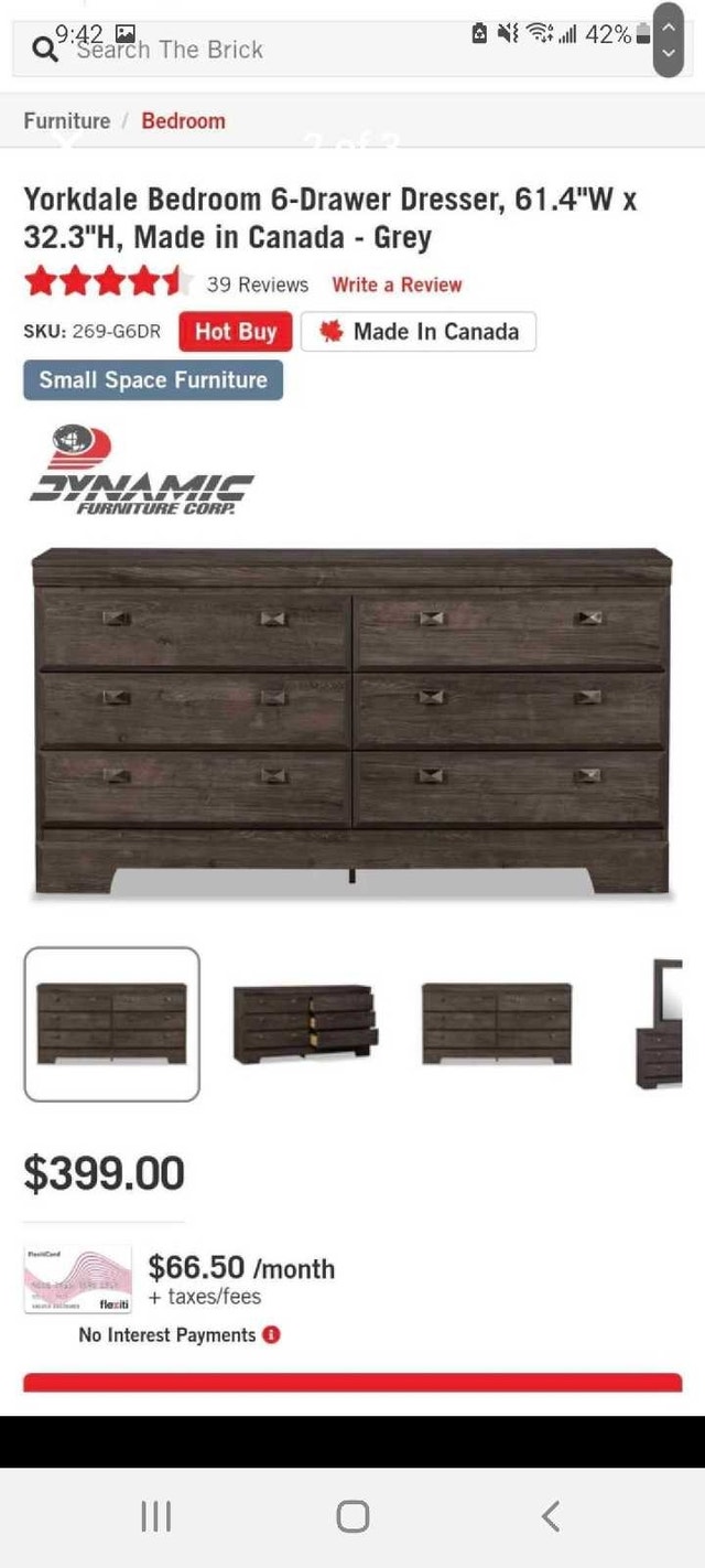 Dresser with mirror - photo 2