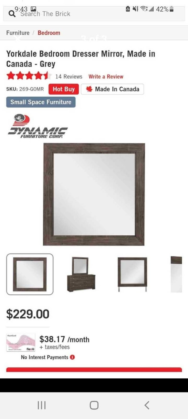 Dresser with mirror - photo 3