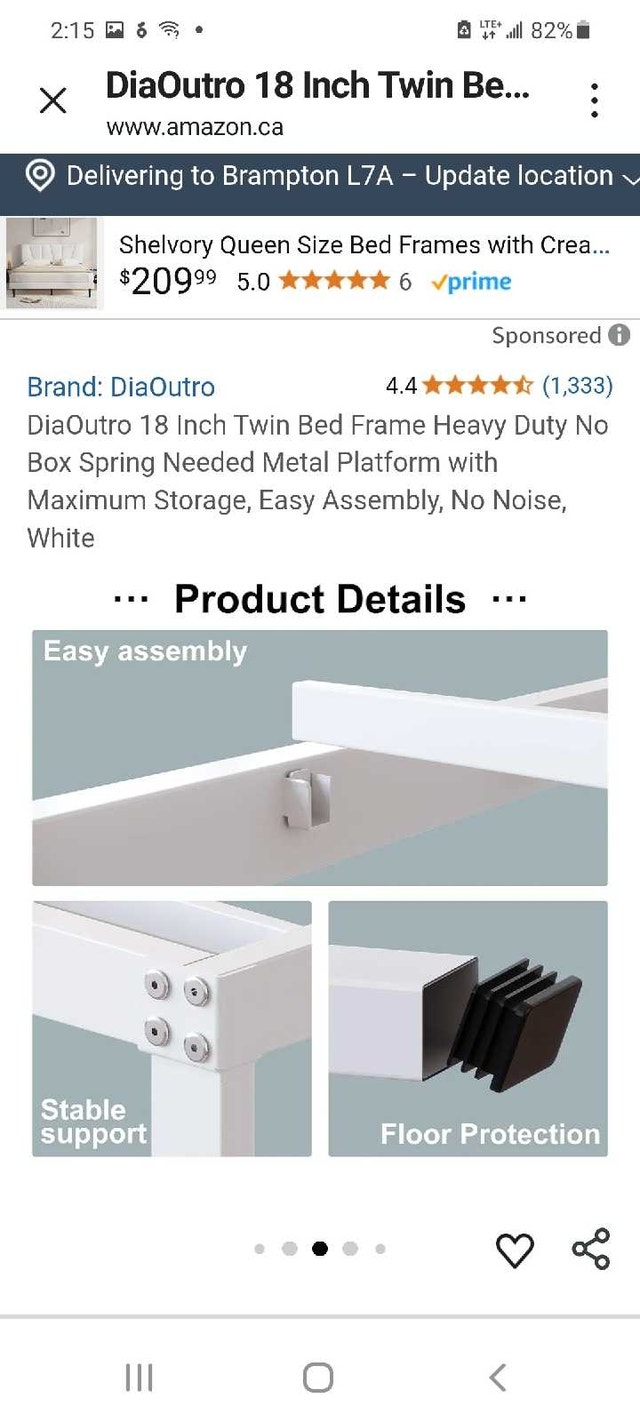 Twin Bed Frame - photo 4