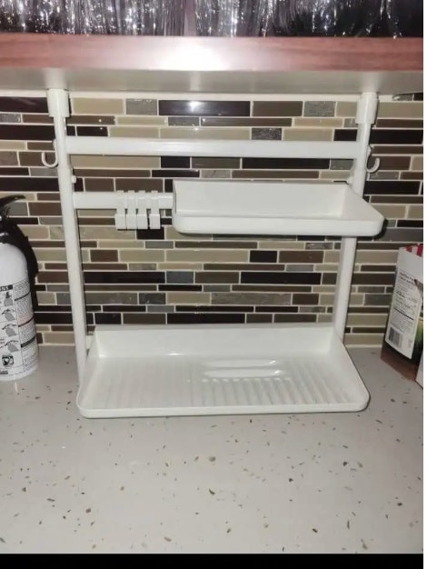 Adjustable Kitchen Organizer Rack Shelf moving sale - photo 2