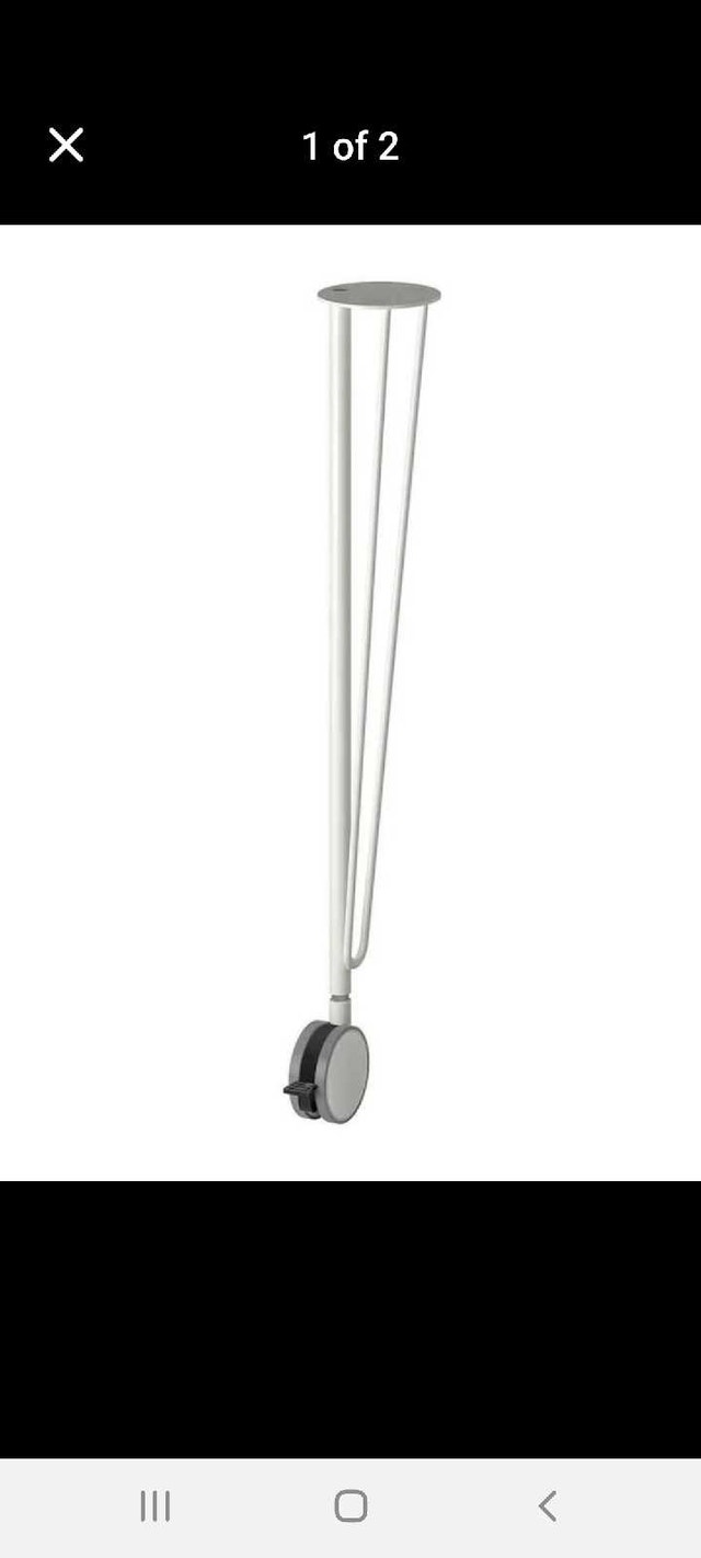 Moving sale Table Legs with Caster Wheels