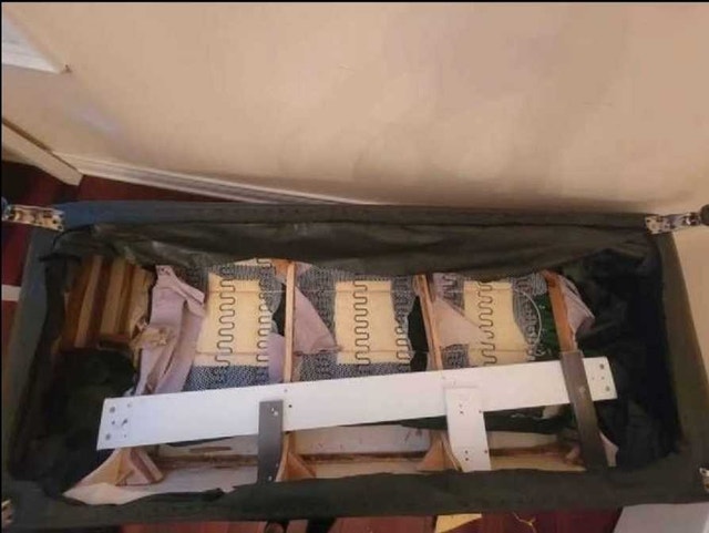 Faux Leather Sofa - photo 2