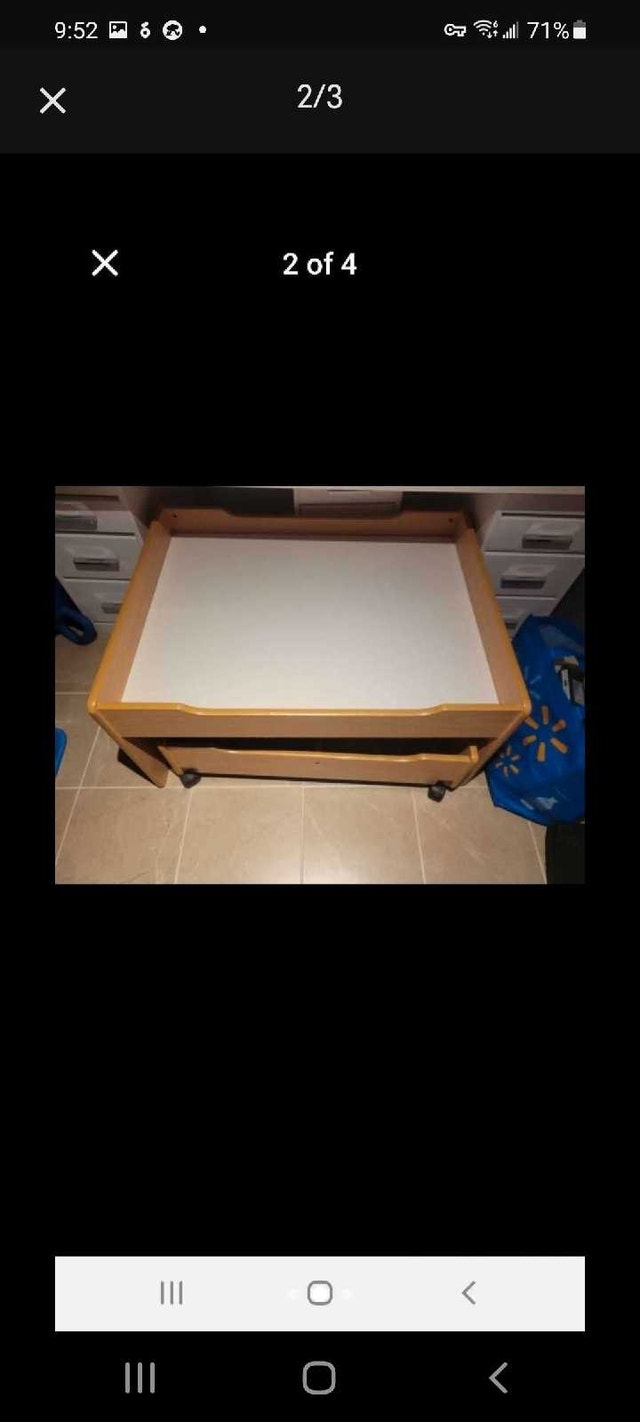 Kid toy play table with storage Moving sale - photo 2