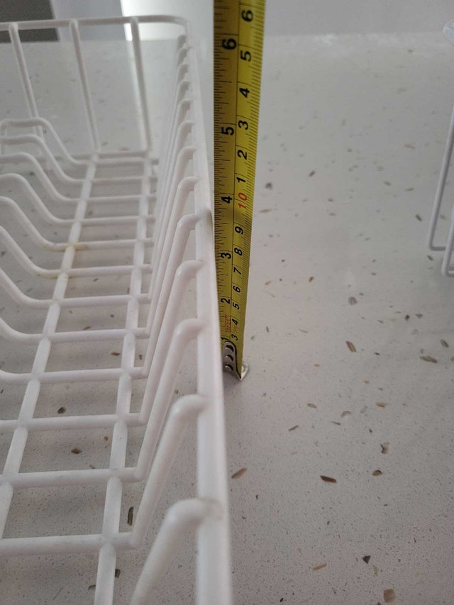 White Dish Rack moving sale - photo 4