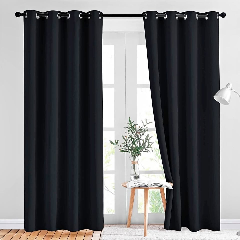 NICETOWN Black Out Curtains for Bedroom 84 inches