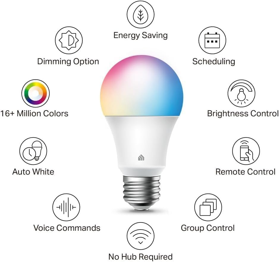 Kasa Smart Bulb, Dimmable Color Changing Light Bulb - photo 2