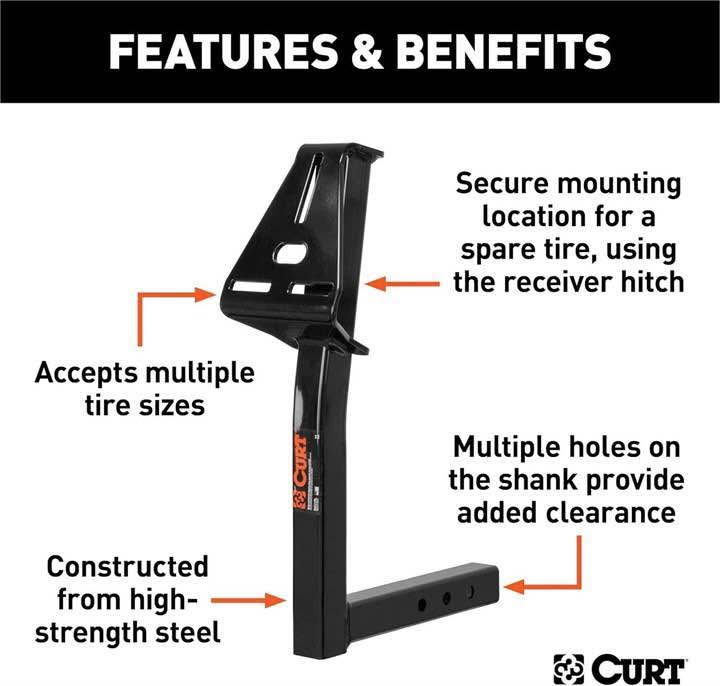 Curt Manufacturing 31006 Spare Tire Mount - photo 3