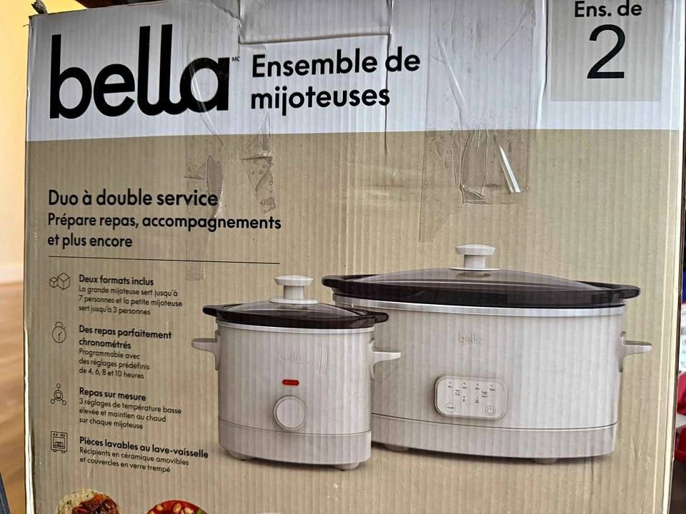 Bella Slow Cooker 2 Piece Set