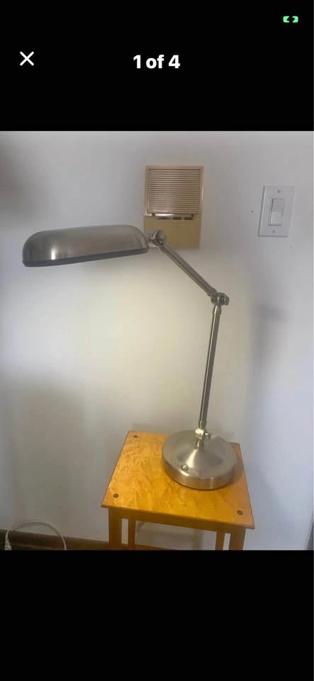 Vintage Sharper Image Ballast Desk Lamp S1481