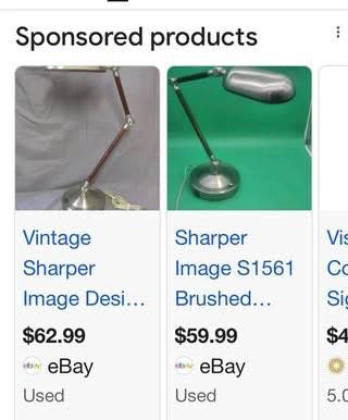 Vintage Sharper Image Ballast Desk Lamp S1481 - photo 4