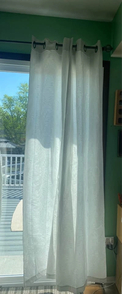 New White Curtain Panels (8) - photo 2