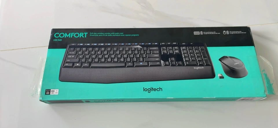 Logitech MK345 Wireless Keyboard & Mouse Combo Like New Box Incl - photo 2