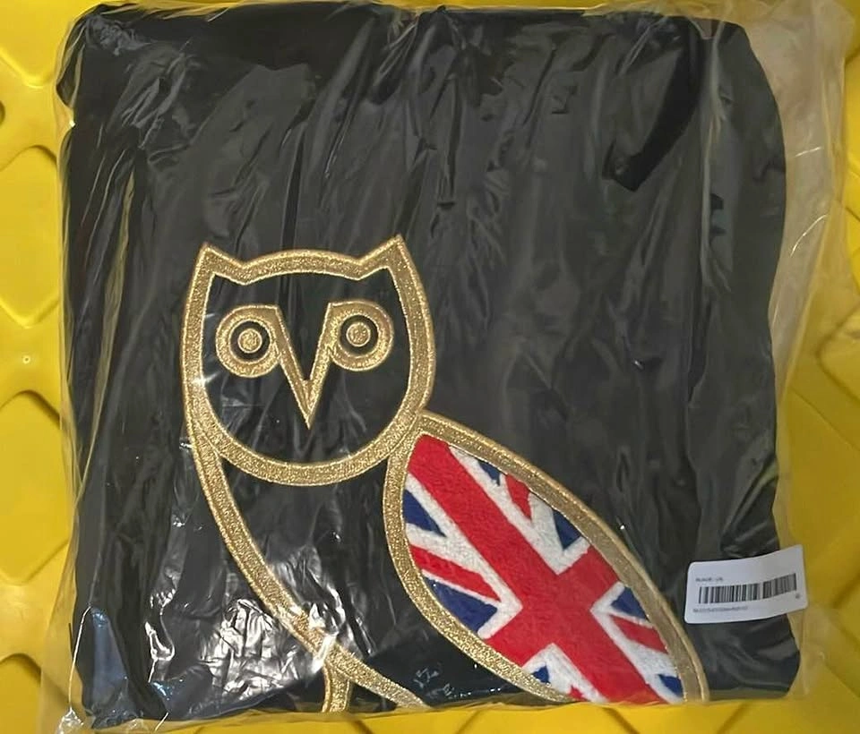 OVO International OG Hoodie UK Black Medium Brand New
