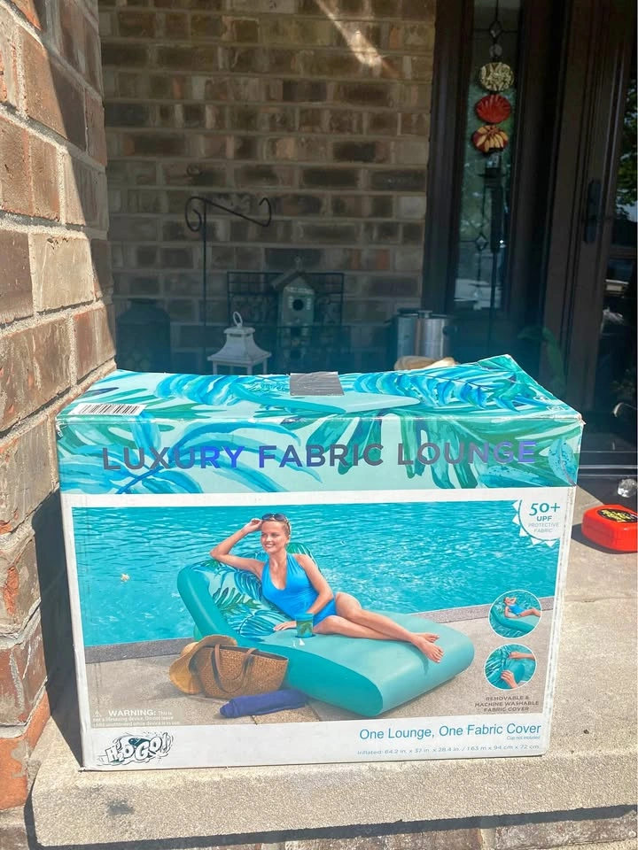 Bestway H2OGO! Luxury Fabric Covered Inflatable Pool Lounger