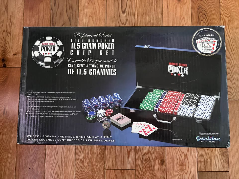 Professional Series 500 11.5 Gram Poker Chip Set-Brand New - photo 4