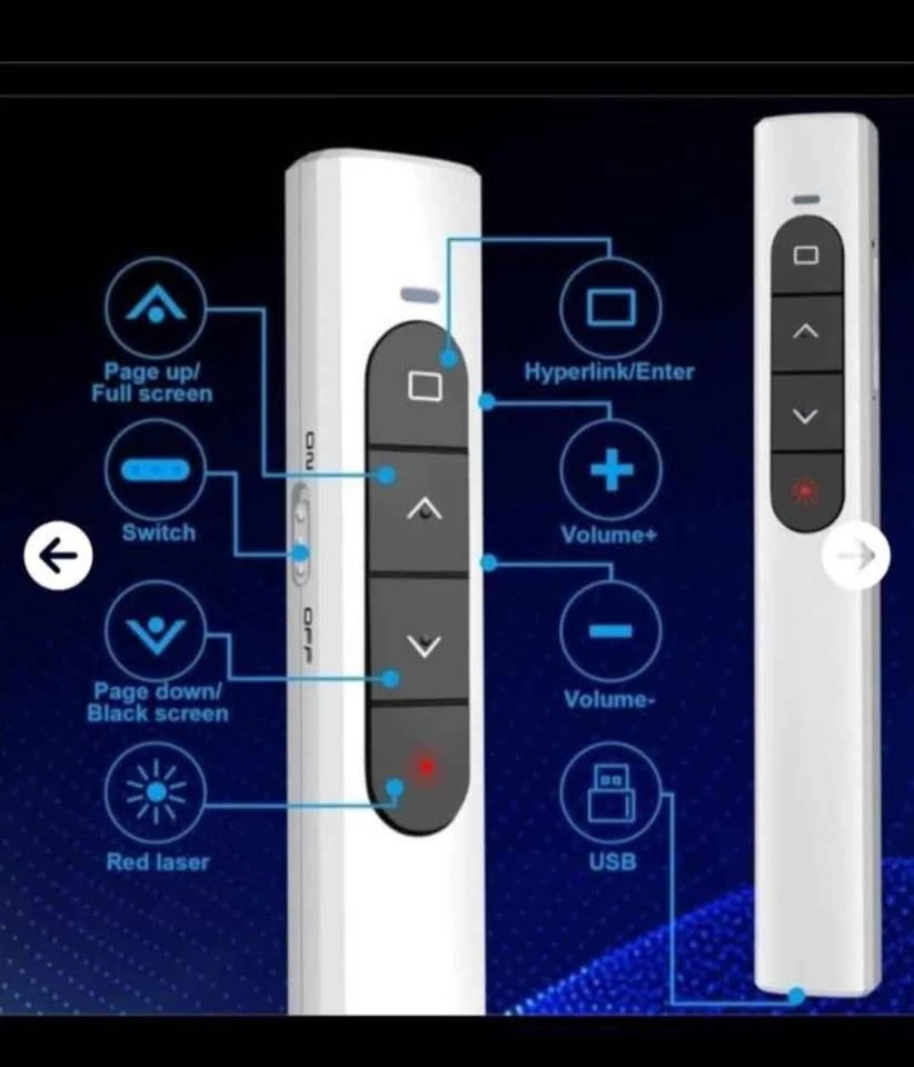 New Presentation Clicker Wireless Presenter Remote - photo 2
