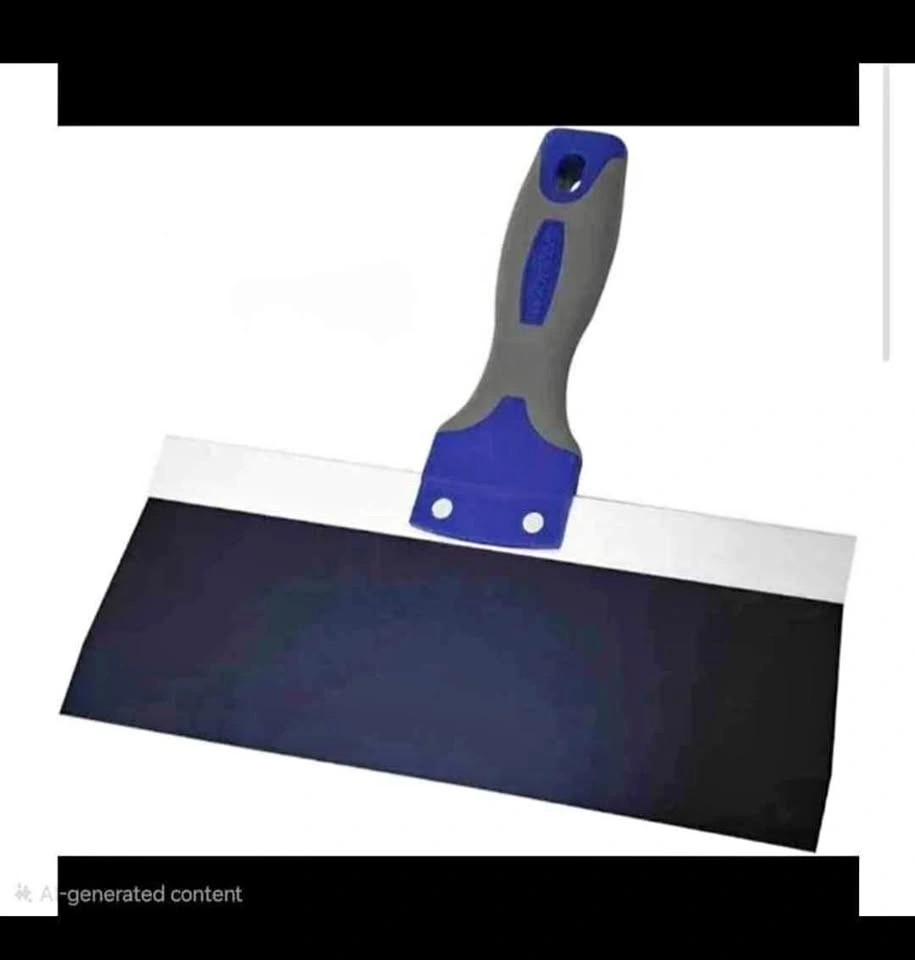 New Warner 10" ProGrip Blue Steel Drywall Taping Knife