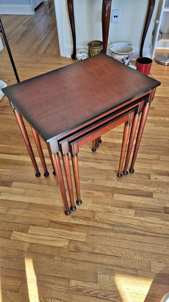 Vintage 1998 Bombay Company Nesting Tables - Set of 3
