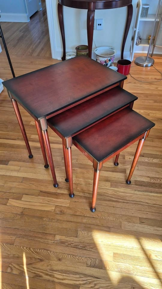 Vintage 1998 Bombay Company Nesting Tables - Set of 3 - photo 2