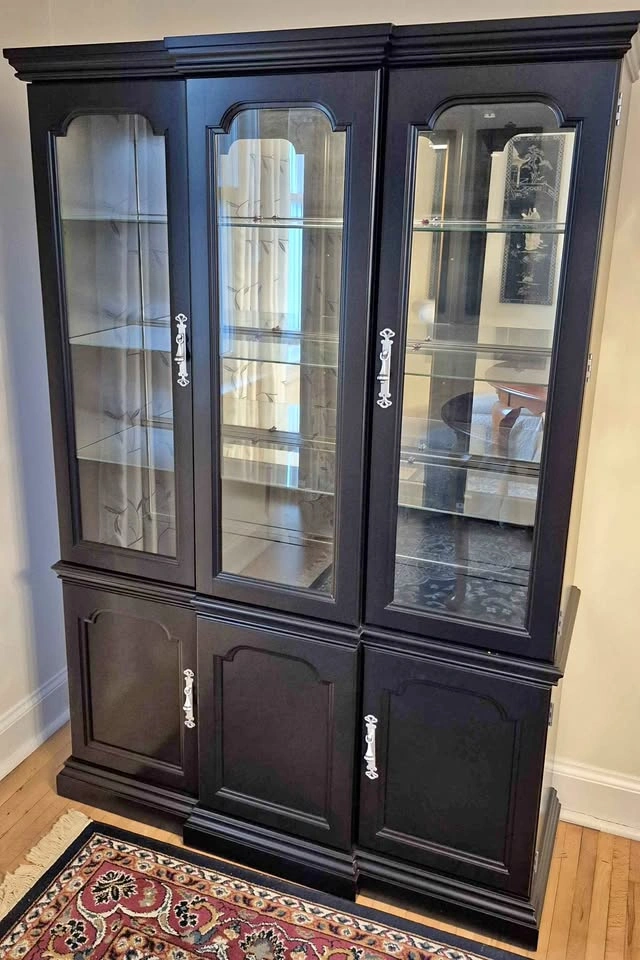 THE "STOP HIDING THE GOOD CHINA" CABINET 🖤✨