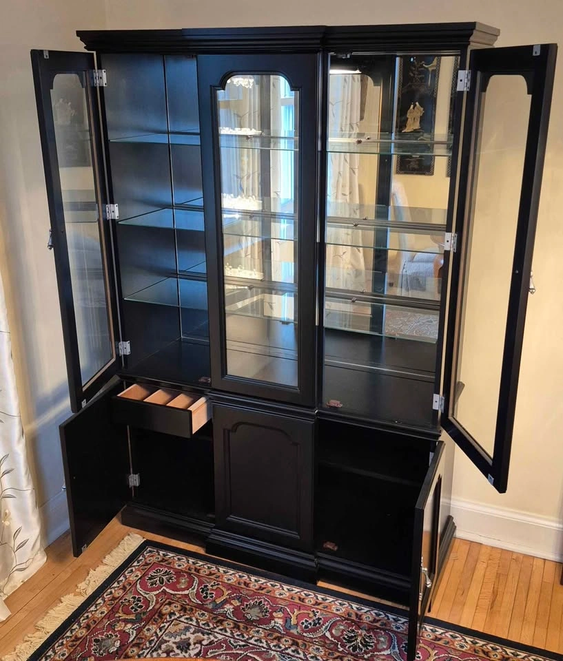THE "STOP HIDING THE GOOD CHINA" CABINET 🖤✨ - photo 2