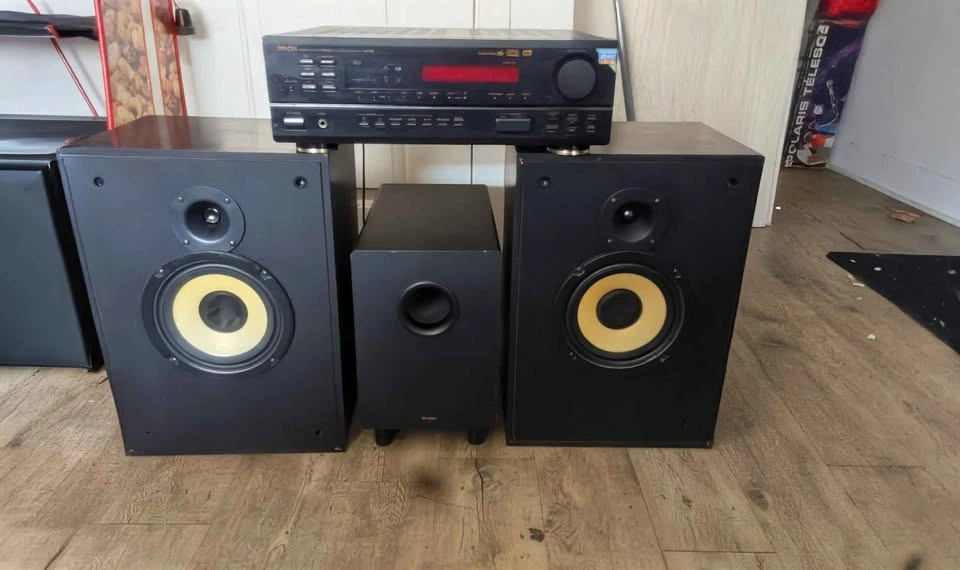 Denon Receiver, Klipsch Speakers, Denon Subwoofer - photo 2