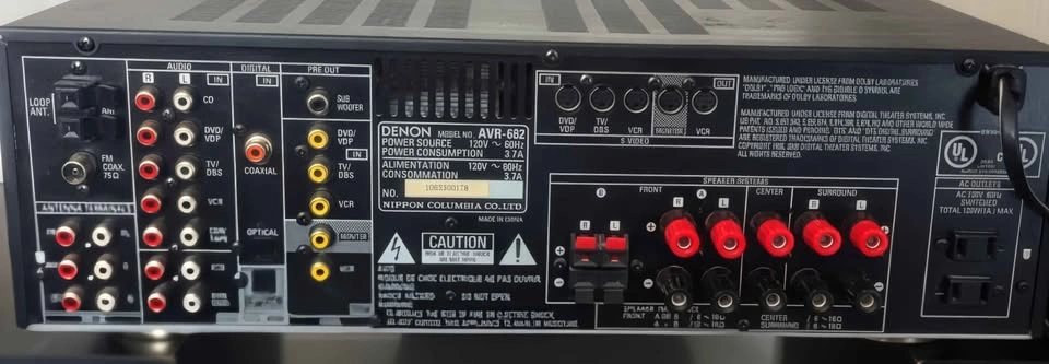 Denon Receiver, Klipsch Speakers, Denon Subwoofer - photo 4