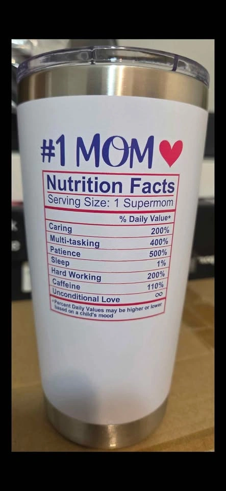 New Mom Gift Donald Trump Themed 20 oz White Tumbler - photo 2