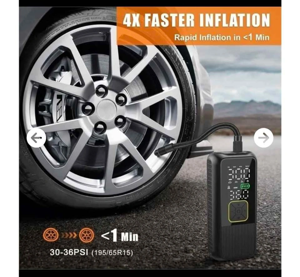 New Portable Tire Inflator Air Compressor - photo 2