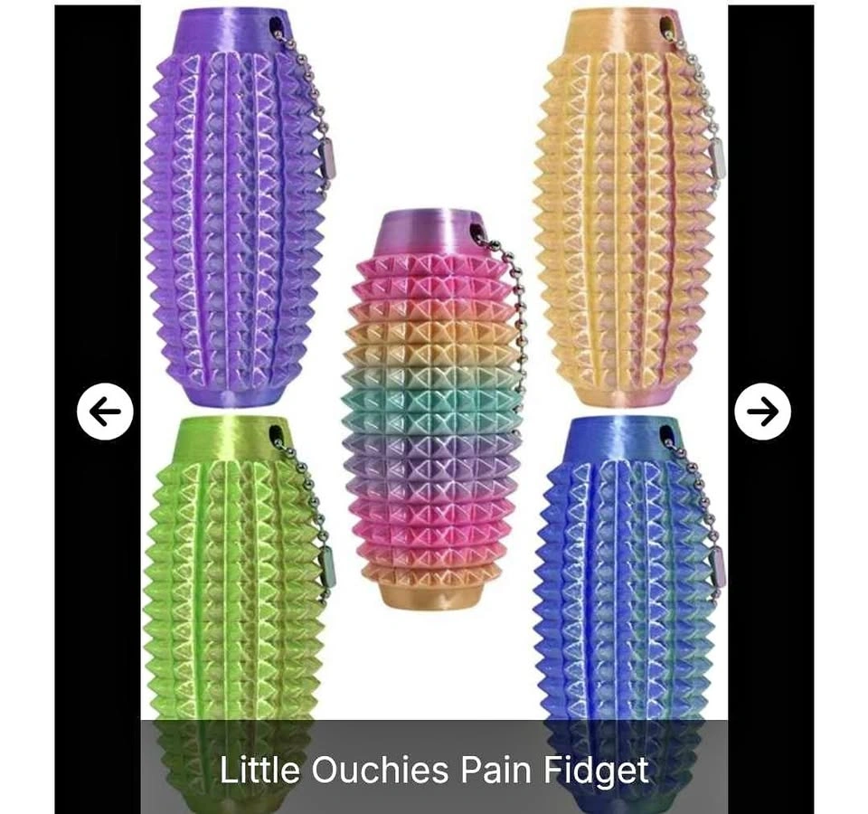 New Set of 5 Multicolor Little Ouchies Fidget Toys