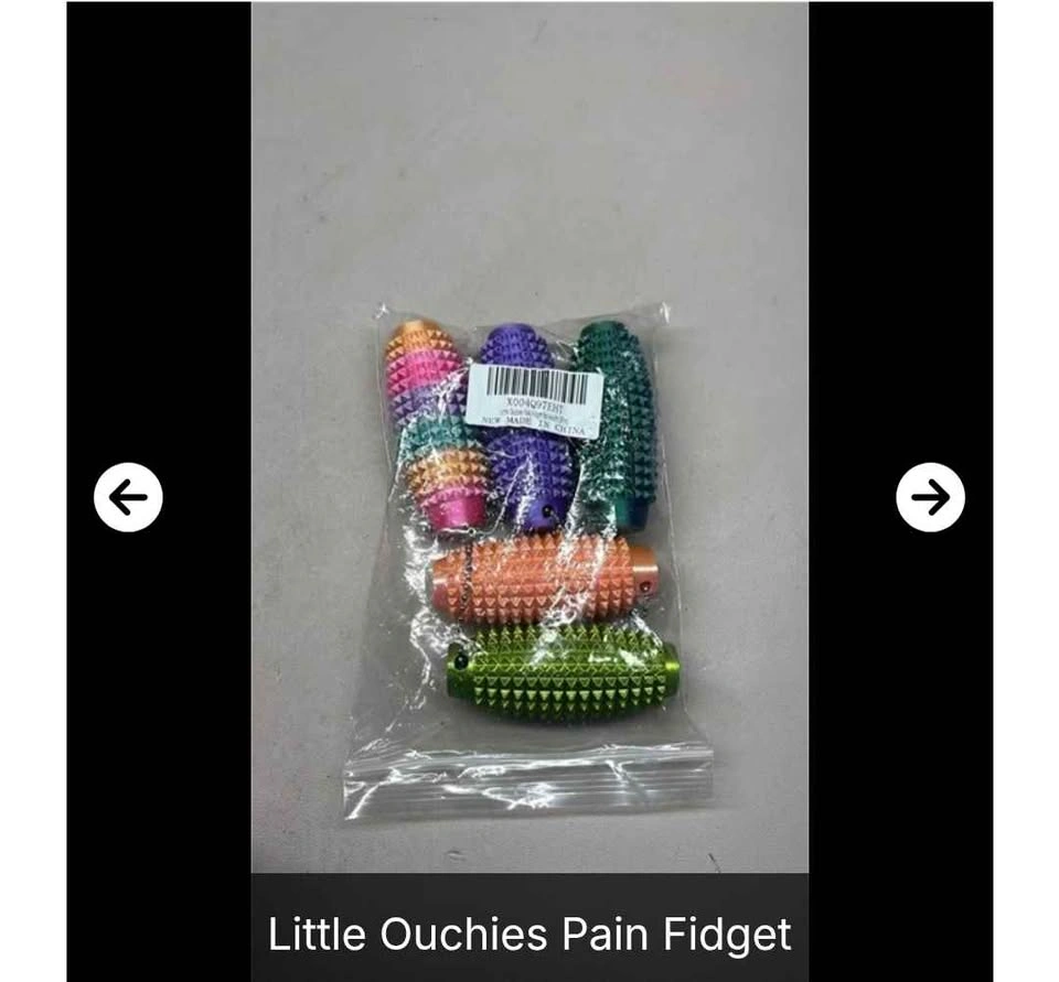 New Set of 5 Multicolor Little Ouchies Fidget Toys - photo 3