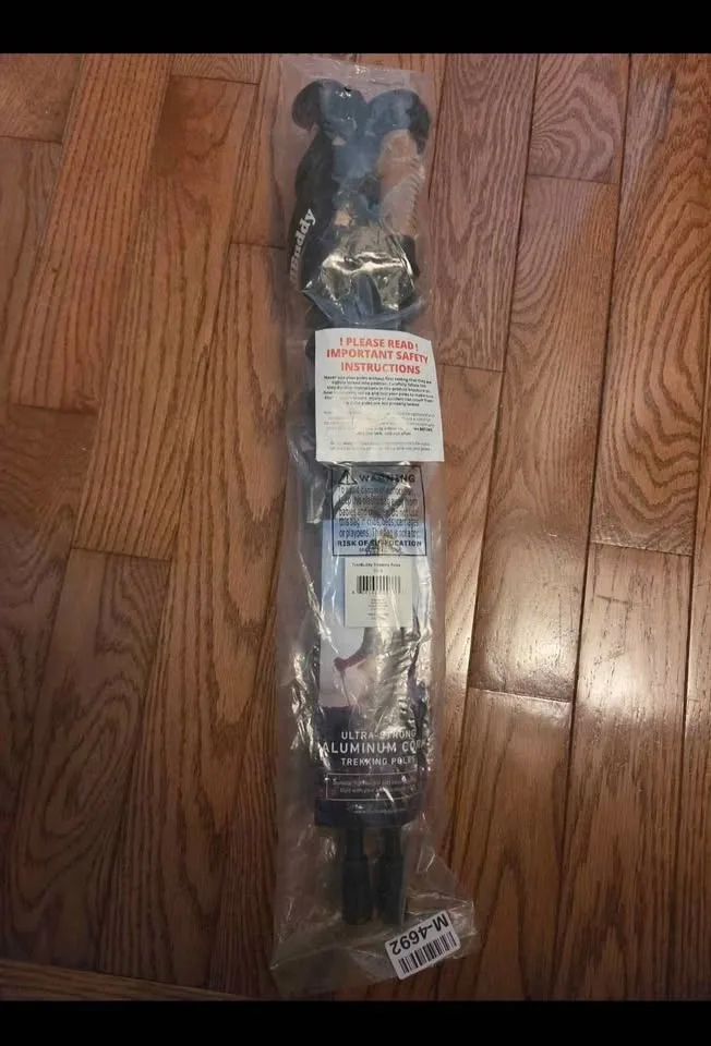 New TrailBuddy Trekking Hiking Poles - Black - photo 3