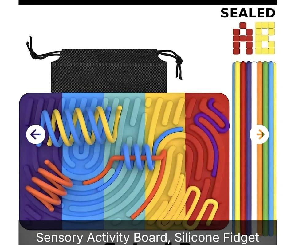 New Colorful Sensory Activity String Board