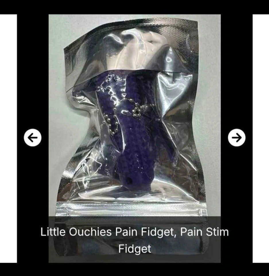 New Little Ouchies Pain Fidget Sensory Tool - Purple - photo 2