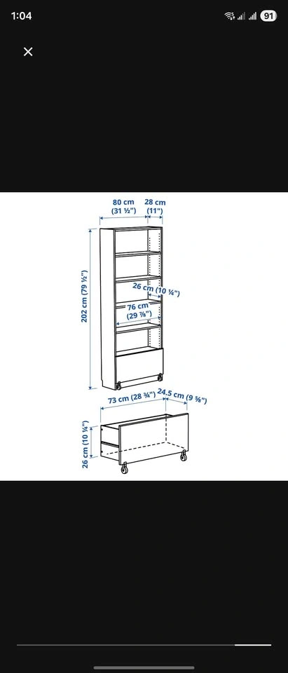 Billy Bookcase with Drawer - photo 5