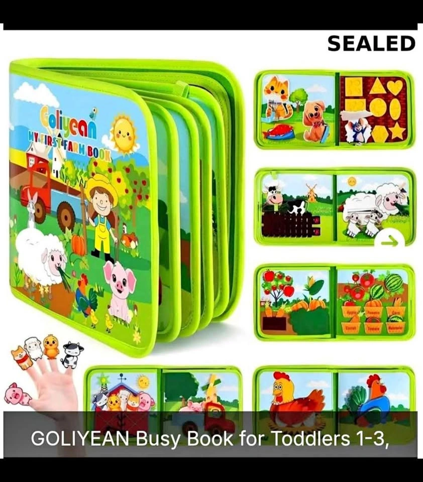 New GOLIYEAN Montessori Busy Book for Toddlers