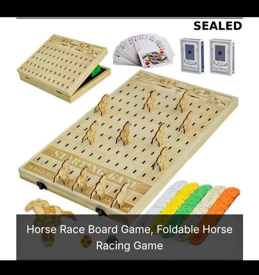 New Interactive Horse Race Board Game