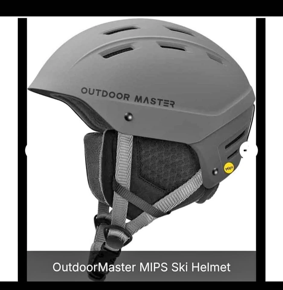 New OutdoorMaster Grey Kelvin II MIPS Ski Snowboard Helmet