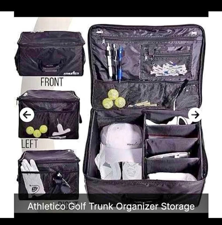 New Athletico Golf Trunk Organizer Storage