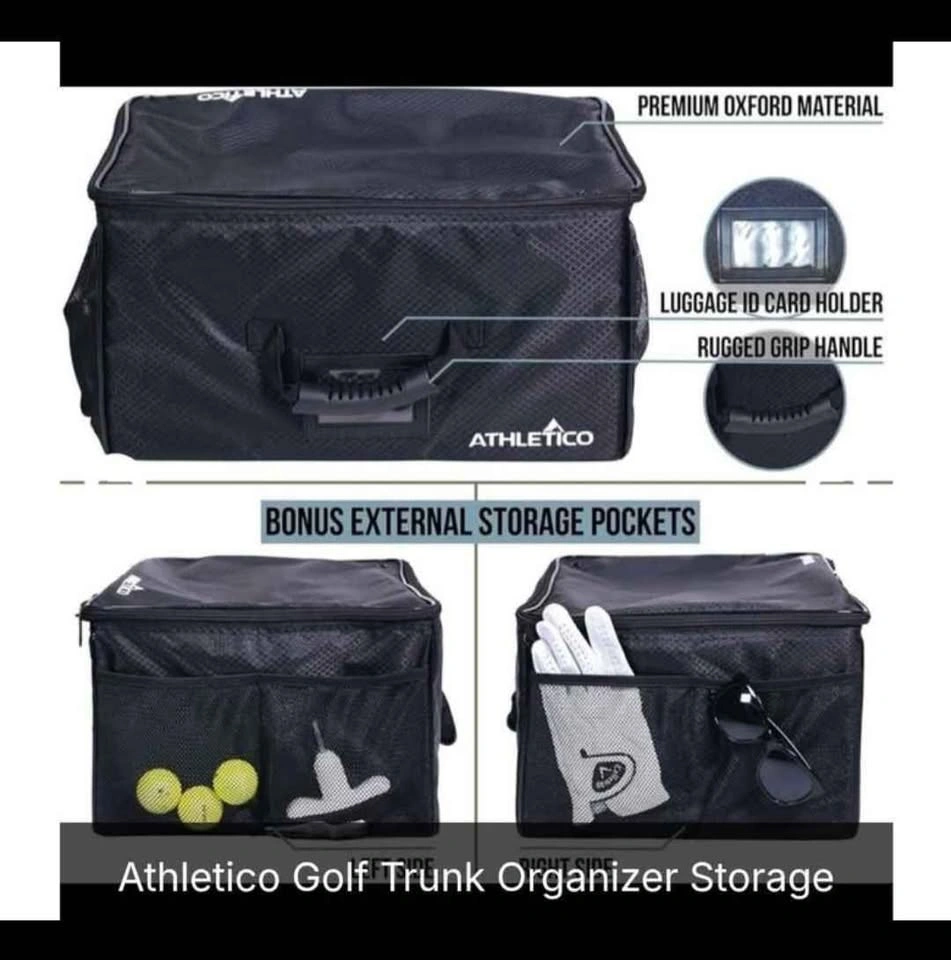 New Athletico Golf Trunk Organizer Storage - photo 2