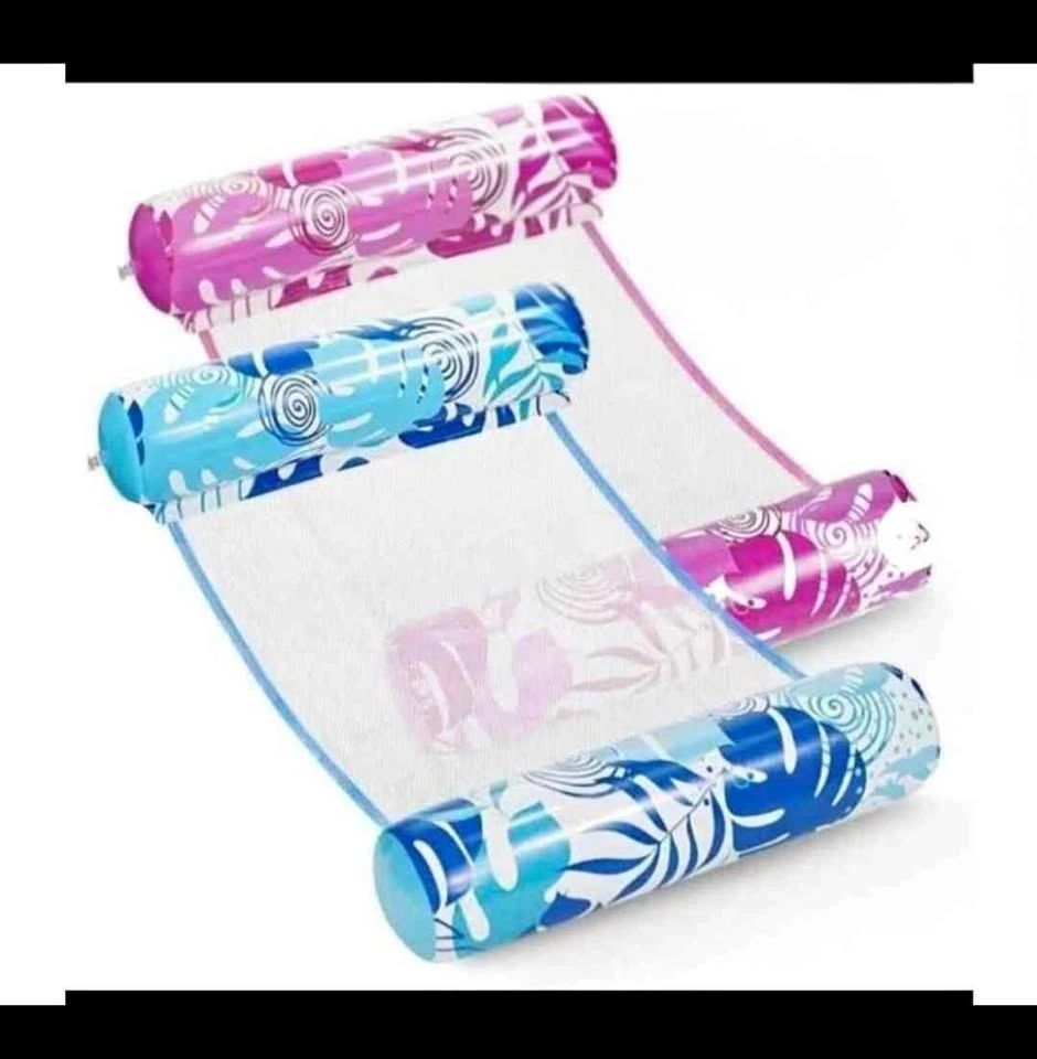New Sloosh 2 Pack Strip Style Hammock Pool Float Set