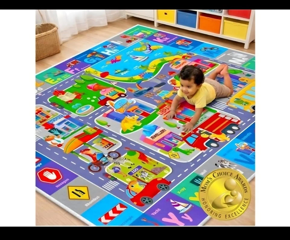 New QUOKKA Baby Play Mat Colorful Educational Theme