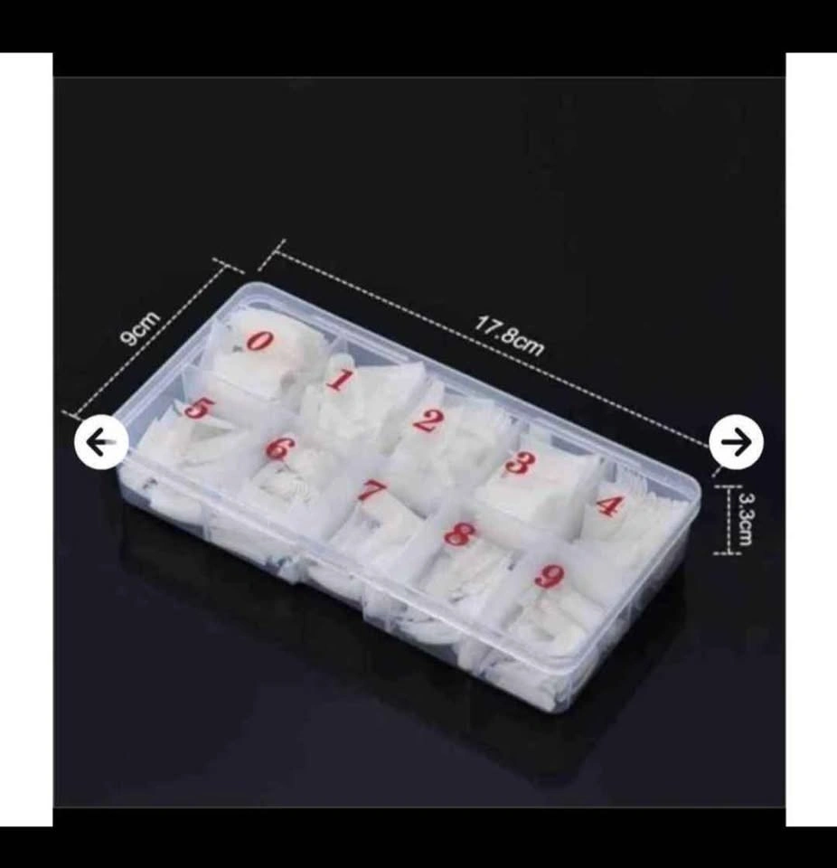 New Beuniar Acrylic Nail Set 500 Clear French Style Tips - photo 2