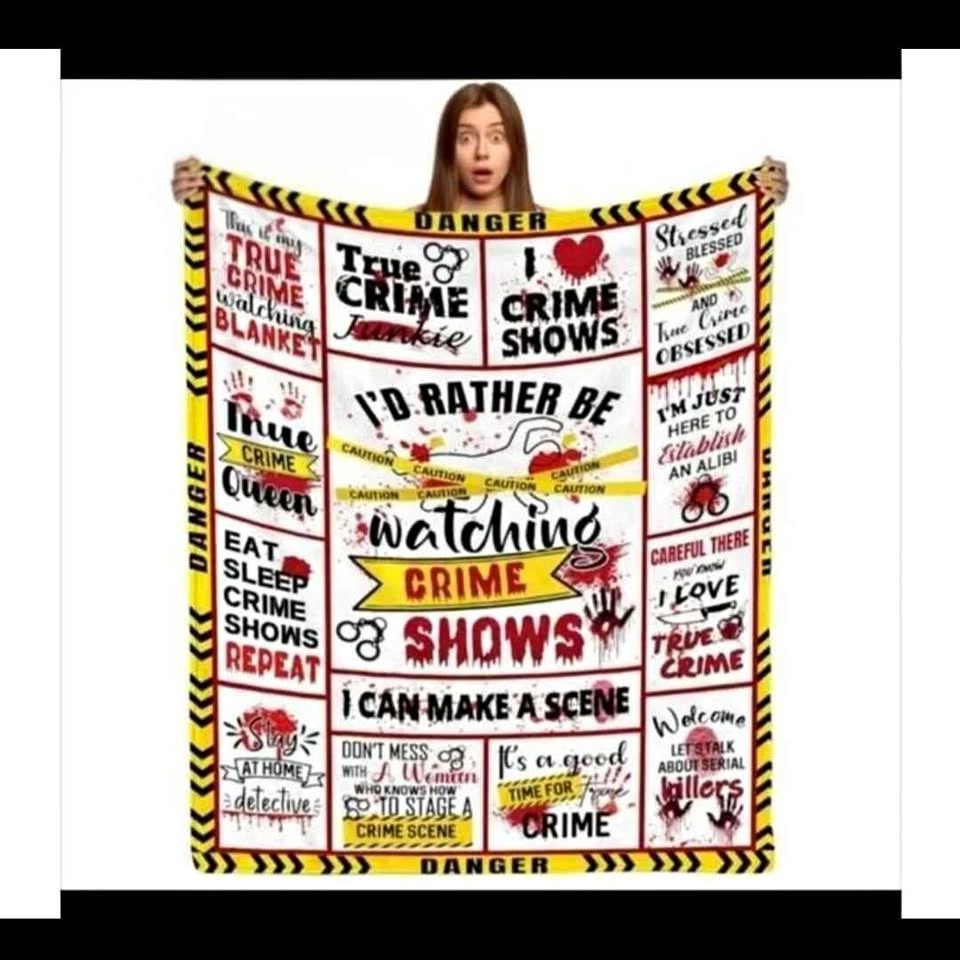 New Ciugoig True Crime Blanket 60 x 50
