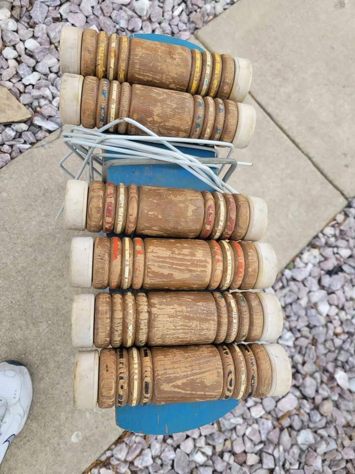 Vintage Wooden Croquet Set - photo 3