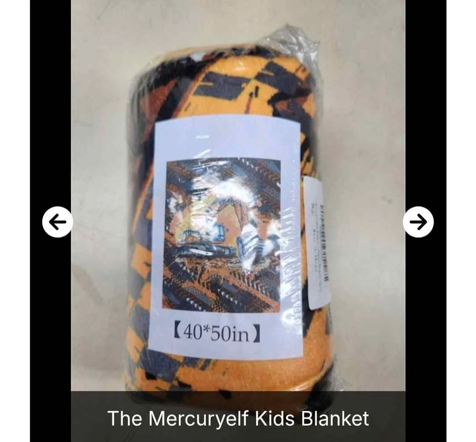 New Mercuryelf Excavator Construction Themed Blanket - photo 2