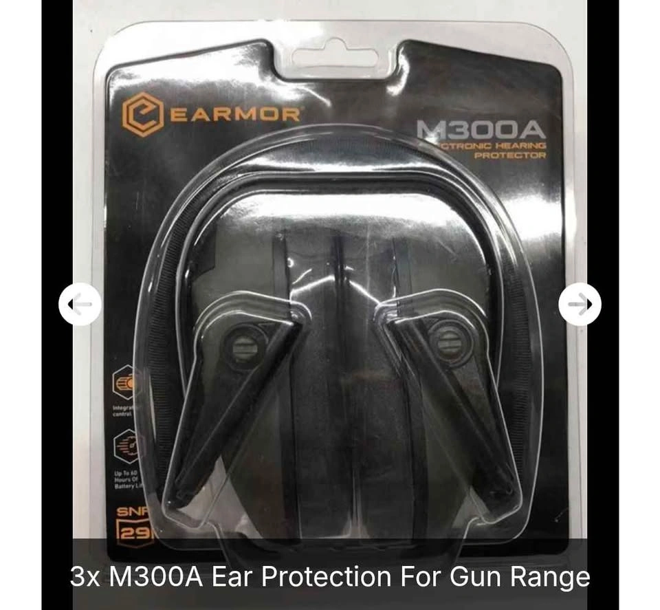 New M300A Ear Protection Muffs - Green - photo 2