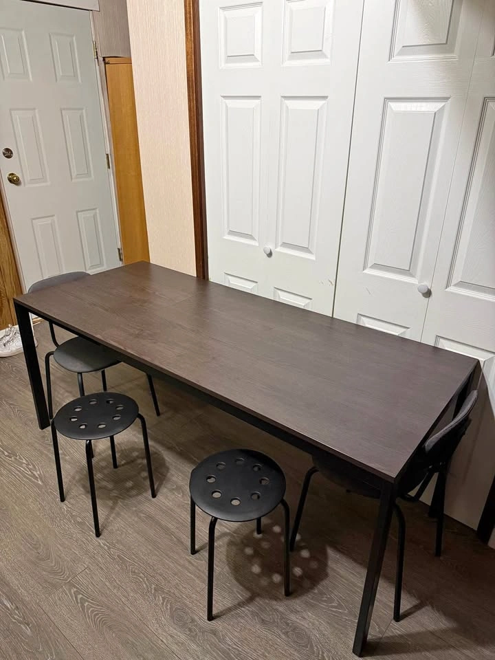 IKEA Extendable Dining Table + 4 Chairs